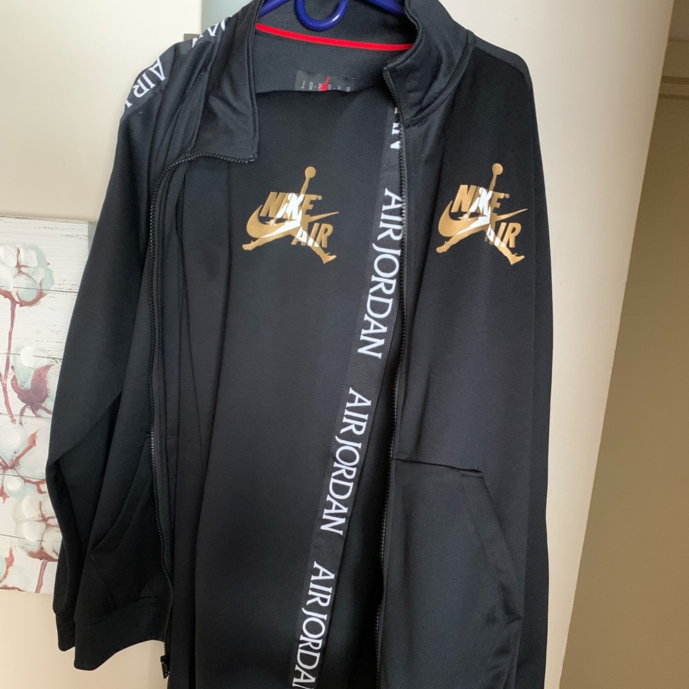 MENS NIKE AIR JORDAN JUMPMAN CLASSIC TRICOT JACKET & PANTS CK2180 011 SIZE Large